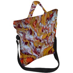 Fold Over Handle Tote Bag 