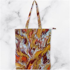 Double Zip Up Tote Bag 