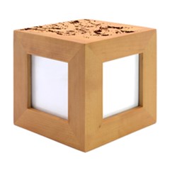 Wood Photo Frame Cube 