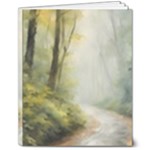 Forest Scene 8  x 10  Hardcover Notebook