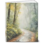 Forest Scene 8  x 10  Softcover Notebook