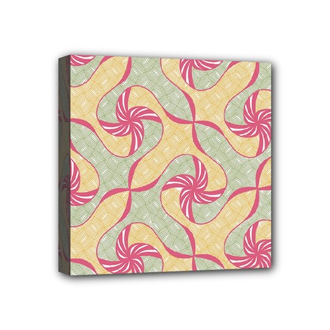 Abstract Pattern Design Scrapbooking Mini Canvas 4  x 4  (Stretched) from ArtsNow.com