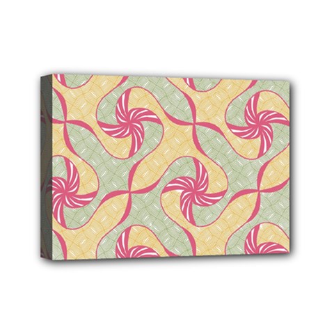 Abstract Pattern Design Scrapbooking Mini Canvas 7  x 5  (Stretched) from ArtsNow.com