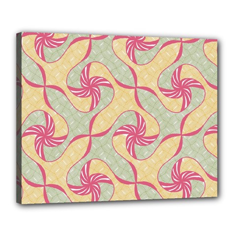 Abstract Pattern Design Scrapbooking Canvas 20  x 16  (Stretched) from ArtsNow.com