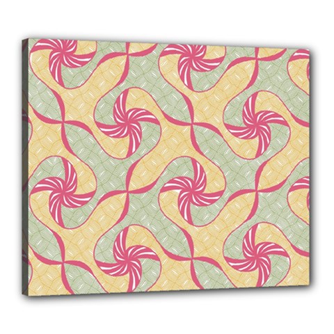 Abstract Pattern Design Scrapbooking Canvas 24  x 20  (Stretched) from ArtsNow.com