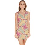 Abstract Pattern Design Scrapbooking Bodycon Dress