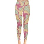 Abstract Pattern Design Scrapbooking Everyday Leggings 