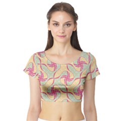 Short Sleeve Crop Top 