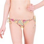 Abstract Pattern Design Scrapbooking Bikini Bottoms