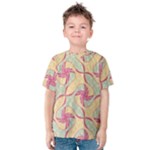 Abstract Pattern Design Scrapbooking Kids  Cotton T-Shirt