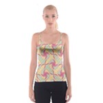 Abstract Pattern Design Scrapbooking Spaghetti Strap Top