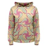 Abstract Pattern Design Scrapbooking Women s Pullover Hoodie