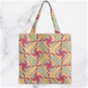 Zipper Grocery Tote Bag 