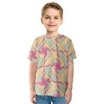 Abstract Pattern Design Scrapbooking Kids  Sport Mesh T-Shirt