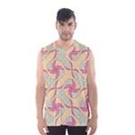 Abstract Pattern Design Scrapbooking Men s Basketball Tank Top