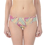 Abstract Pattern Design Scrapbooking Hipster Bikini Bottoms