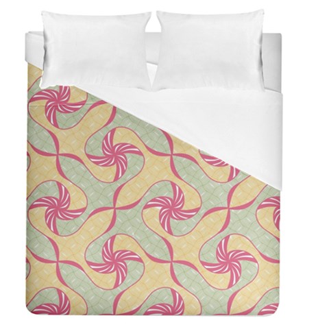 Abstract Pattern Design Scrapbooking Duvet Cover (Queen Size) from ArtsNow.com