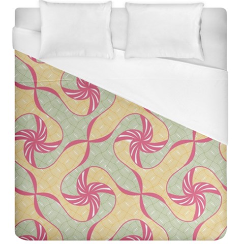 Abstract Pattern Design Scrapbooking Duvet Cover (King Size) from ArtsNow.com