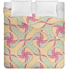 Abstract Pattern Design Scrapbooking Duvet Cover Double Side (King Size) from ArtsNow.com