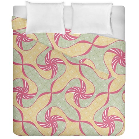 Abstract Pattern Design Scrapbooking Duvet Cover Double Side (California King Size) from ArtsNow.com