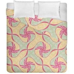 Abstract Pattern Design Scrapbooking Duvet Cover Double Side (California King Size) from ArtsNow.com