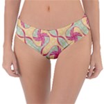 Abstract Pattern Design Scrapbooking Reversible Classic Bikini Bottoms