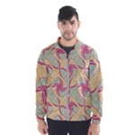 Abstract Pattern Design Scrapbooking Men s Windbreaker