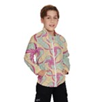 Abstract Pattern Design Scrapbooking Kids  Windbreaker