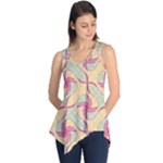 Abstract Pattern Design Scrapbooking Sleeveless Tunic