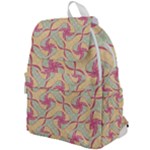 Abstract Pattern Design Scrapbooking Top Flap Backpack