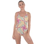 Abstract Pattern Design Scrapbooking Bring Sexy Back Swimsuit