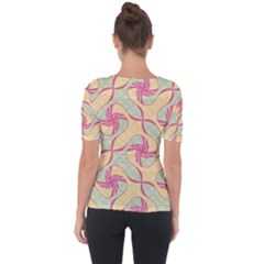 Shoulder Cut Out Short Sleeve Top 