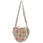 Abstract Pattern Design Scrapbooking Heart Shoulder Bag