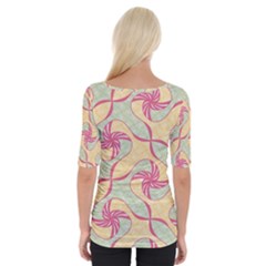 Wide Neckline T-Shirt 