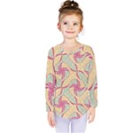 Abstract Pattern Design Scrapbooking Kids  Long Sleeve T-Shirt