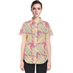 Abstract Pattern Design Scrapbooking Women s Short Sleeve Shirt