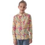 Abstract Pattern Design Scrapbooking Kids  Long Sleeve Shirt