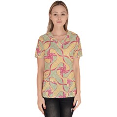 Women s V-Neck Scrub Top 