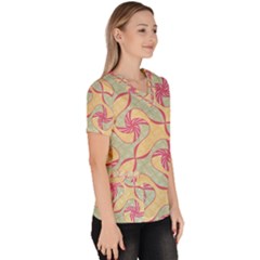 Women s V-Neck Scrub Top 