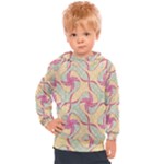 Abstract Pattern Design Scrapbooking Kids  Hooded Pullover