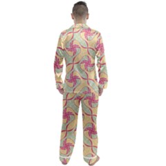 Men s Long Sleeve Satin Pajamas Set 