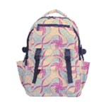 Abstract Pattern Design Scrapbooking Carry-on Double Buckle Travel Backpack