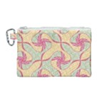 Abstract Pattern Design Scrapbooking Canvas Cosmetic Bag (Medium)