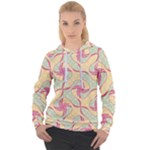 Abstract Pattern Design Scrapbooking Women s Overhead Hoodie