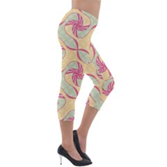 Lightweight Velour Capri Leggings  