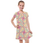 Abstract Pattern Design Scrapbooking Kids  Cross Web Dress