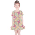 Abstract Pattern Design Scrapbooking Kids  Simple Cotton Dress