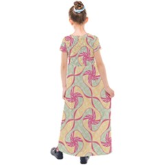 Kids  Short Sleeve Maxi Dress 