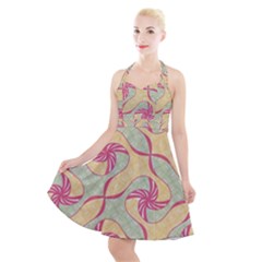 Halter Party Swing Dress  