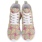 Abstract Pattern Design Scrapbooking Women s Lightweight High Top Sneakers